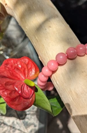 Rhodoniet Armband 10 mm