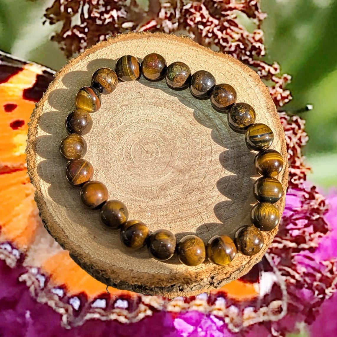 Tijgeroog armband 8 mm