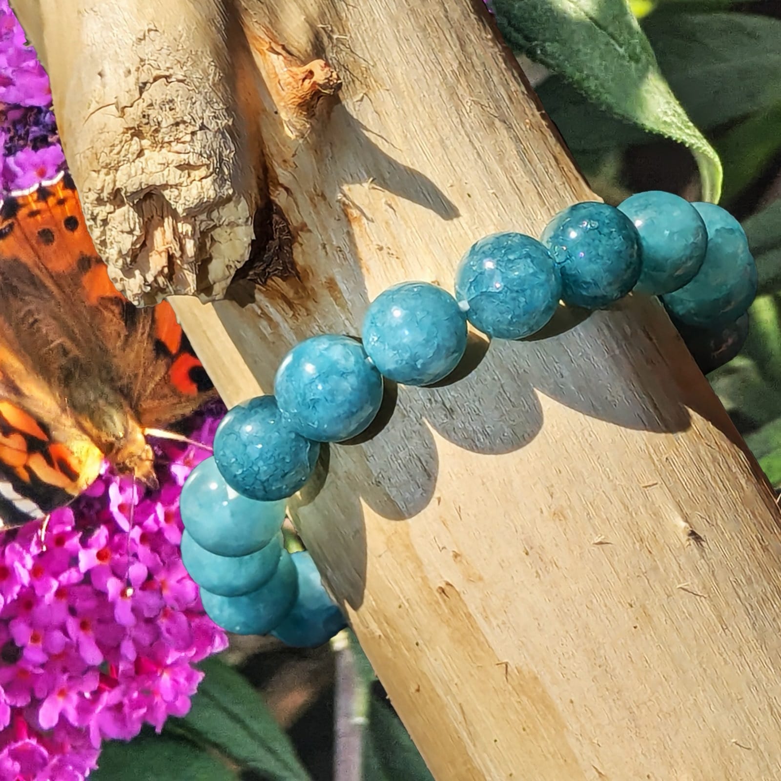 Aquamarijn Armband 10 mm