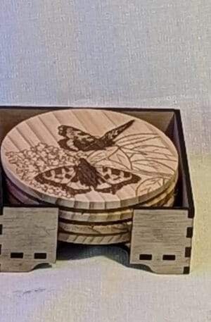 Vlinder onderzetters