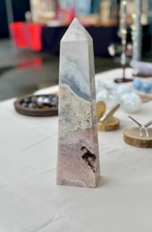 Pink Amethist Obelisk