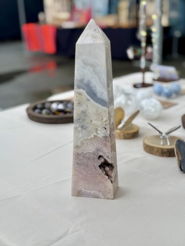Pink Amethist Obelisk