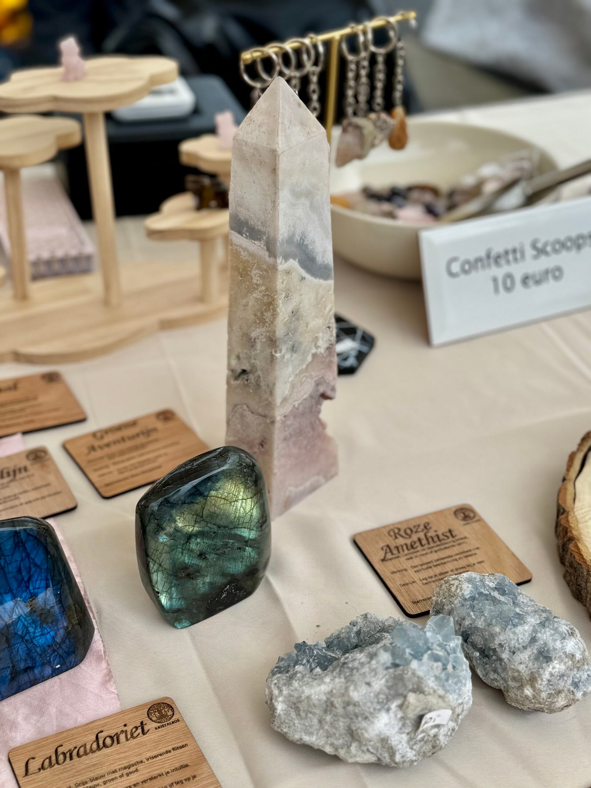 Pink Amethist Obelisk - Afbeelding 2