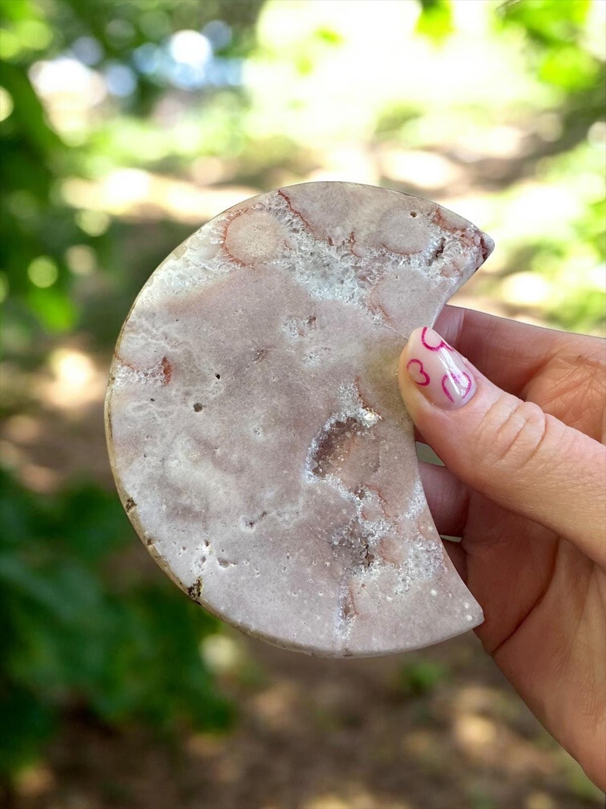 Roze Amethist Maan - Afbeelding 2